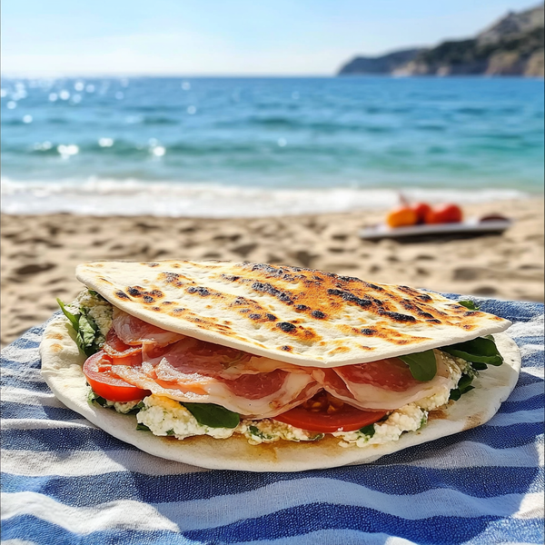 Italian Piadina Bread, Italian Piadina Flatbread, Olive Garden Piadina, Piadina Jamie Oliver, Piadina Wrap, Italian Wrap, Wrap, Pizza, authentic italian bread recipes