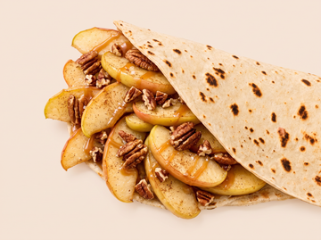 Salted Caramel Apple Piadina