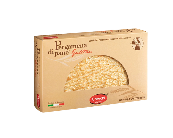 Pergamena di Pane Guttiau: Sardinian Parchment Crackers - Olive Oil - 7 oz.