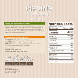 Piadina Traditional - Bundle 5 pack (20 count)
