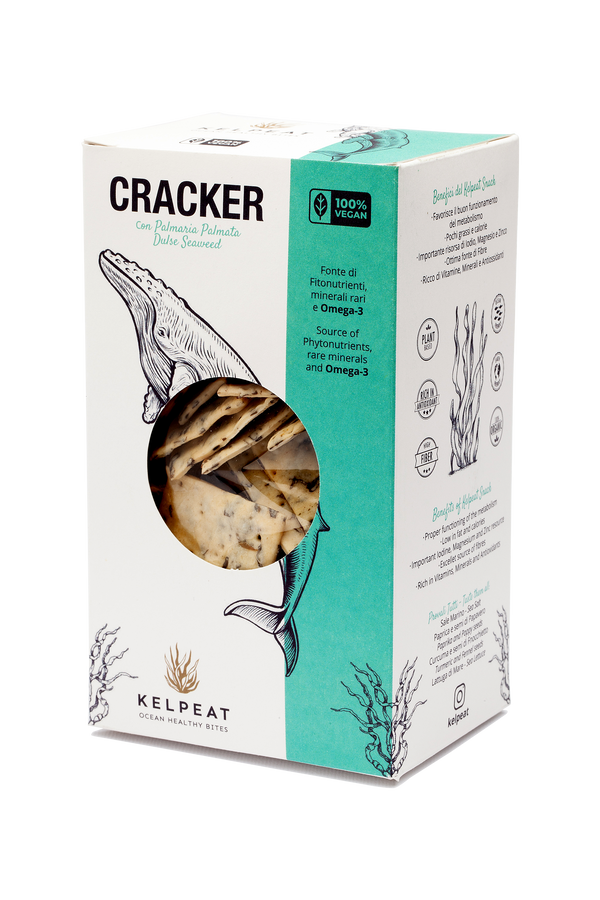 Dulse Crackers – Italian Gourmet Seaweed Crackers - Red Loop