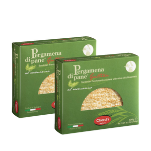 Pergamena di Pane Guttiau: Sardinian Parchment Crackers with Olive Oil 2 Packs - 3 Flavors