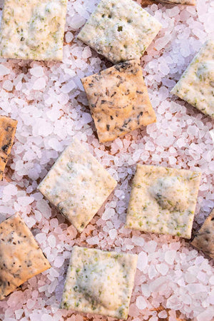 Kelp Crackers – Italian Gourmet Seaweed Crackers - Mediterranean Umami