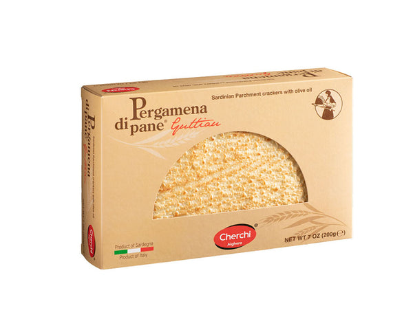 Pergamena di Pane Guttiau: Sardinian Parchment Crackers with Olive Oil - 7 oz.