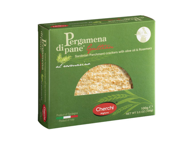 Box of Pergamena di Pane with a white background