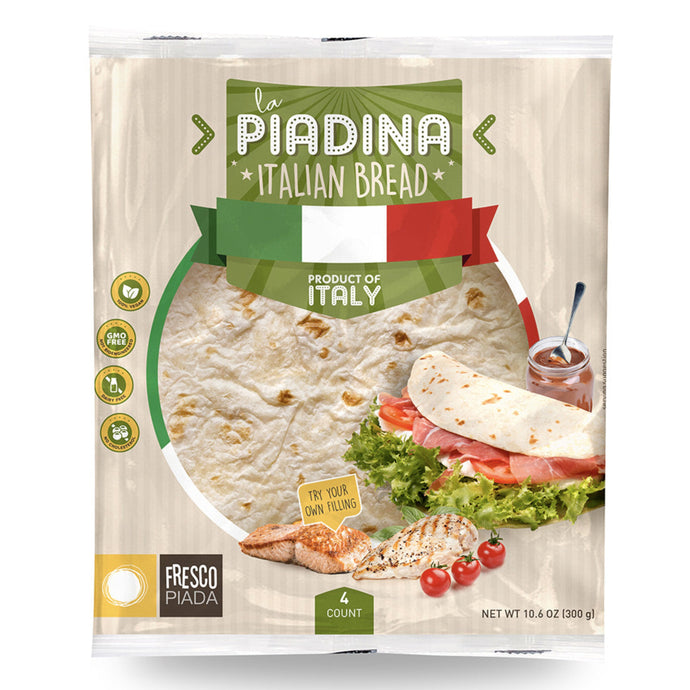 Piadina Bread Pack | Piadina Oil | Fresco Piada USA